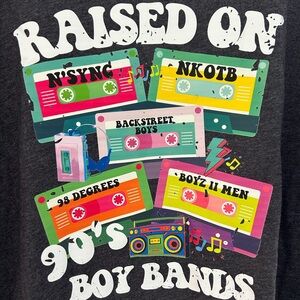 90's Boy Bands Graphic Tee NEW never worn size 3XL